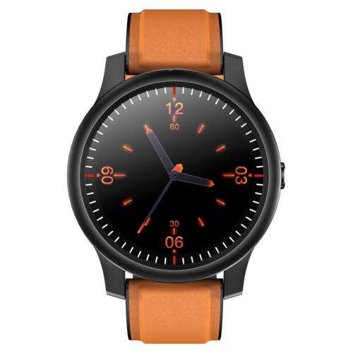 Zegarek Smartwatch JK Active JKA05 BLACK PASEK BRĄZOWY 1