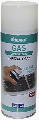 SPRĘŻONY GAZ 400 ml VAKOSS 1
