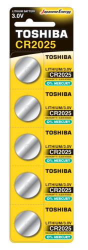 Bateria litowa Toshiba CR 2025 3V- blister 5 szt. 1