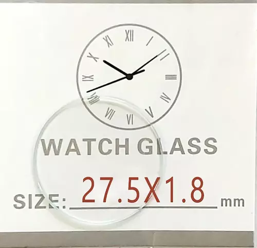 Szkło do zegarka 27.5 X 1.8 1