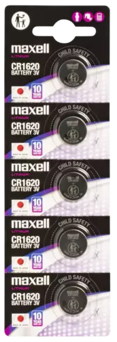 Bateria Maxell CR1620 HOLOGRAM - blister 5szt 1