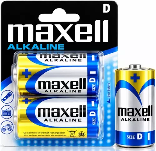 Bateria Maxell LR20 - blister 2szt 1