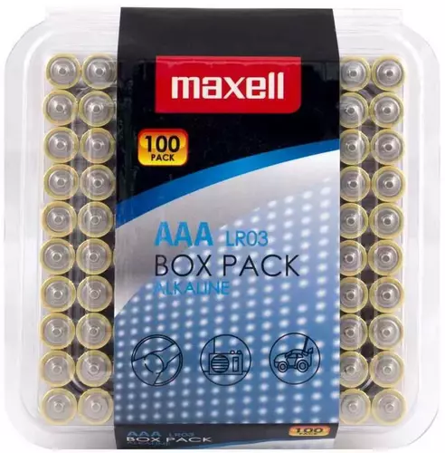 Bateria Maxell LR3 AAA Box Pack /box 10x10szt/100szt. 1