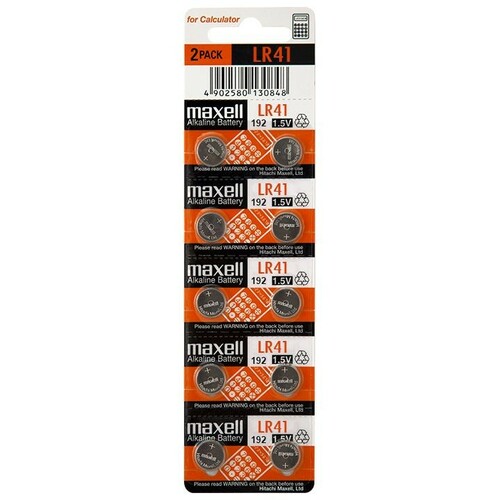 Bateria Maxell LR41 - blister 10szt 1