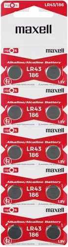 Bateria Maxell LR43 - blister 10szt Nowe opakowanie 1