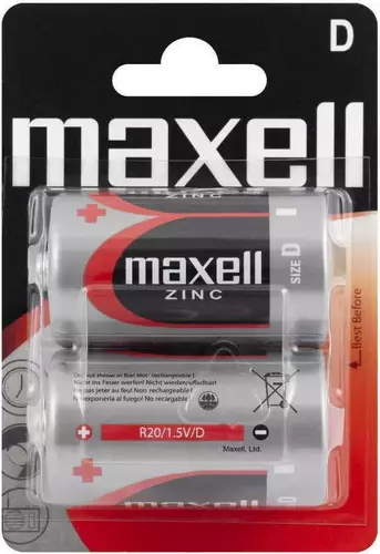 Bateria Maxell R20 - blister 2szt 1