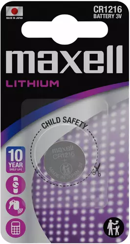Bateria Maxell litowa CR1216 3V - Blister 1 szt. 1