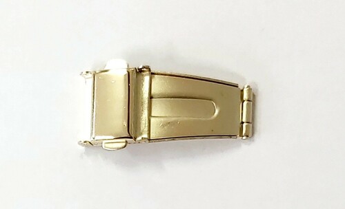 Zamek motylek GOLD HQ 12MM 1