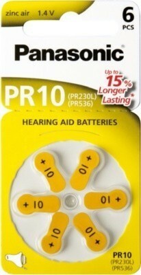 Bateria Panasonic 10 słuchowa - blister 6szt 1