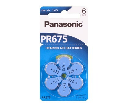 Bateria Panasonic 675 słuchowa - blister 6szt 1