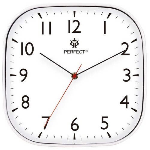 Zegar ścienny analogowy Perfect FX-5803 biały Ø 27.5 1
