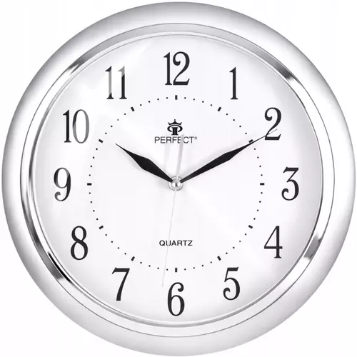 Zegar ścienny analogowy Perfect JQ17 silver Ø 31,5CM 1