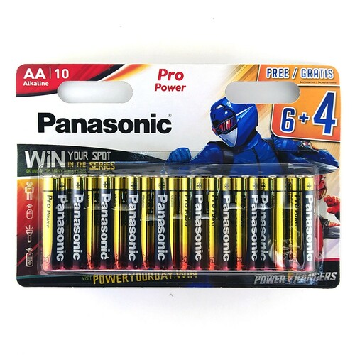 Bateria Panasonic LR6 Pro Power B 6+4 - cena za 10sztuk 1