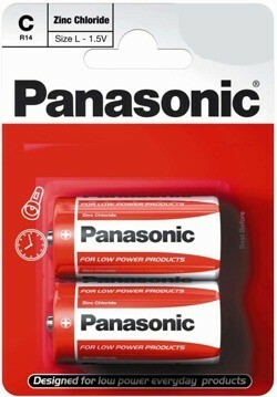 Bateria Panasonic R14 - blister pak. po 2 szt. 1