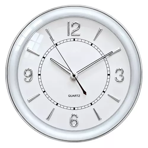 Zegar ścienny analogowy Perfect PW 164 SILVER SILVER TARCZA Ø 35.0 1