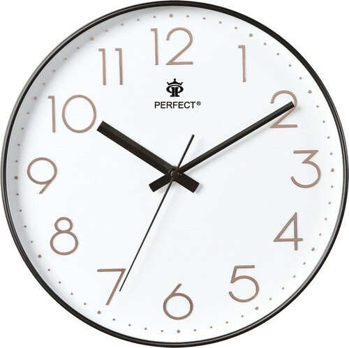 Zegar ścienny Perfect FX-5849 black Ø 30 1