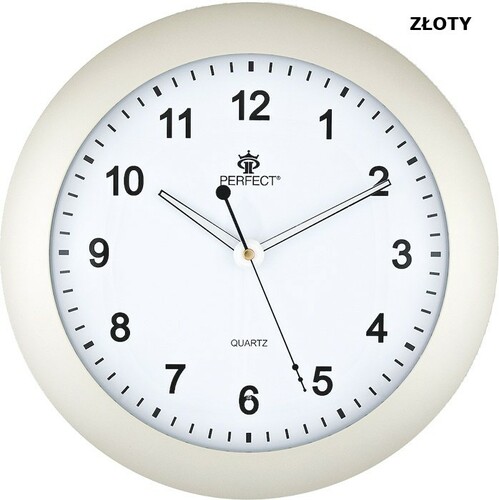 Zegar Ścienny Perfect PW 171 Złoty Ø 30 1