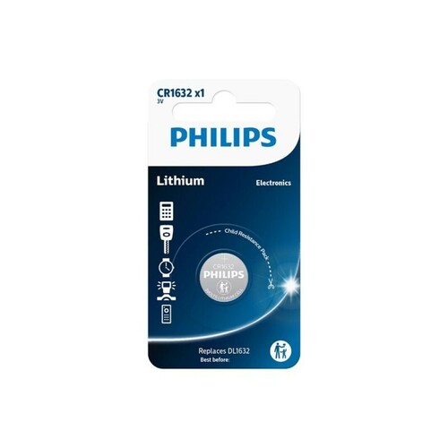 Bateria Philips CR1632 - blister 1szt. DATA WAŻNOŚCI 08/2026 1