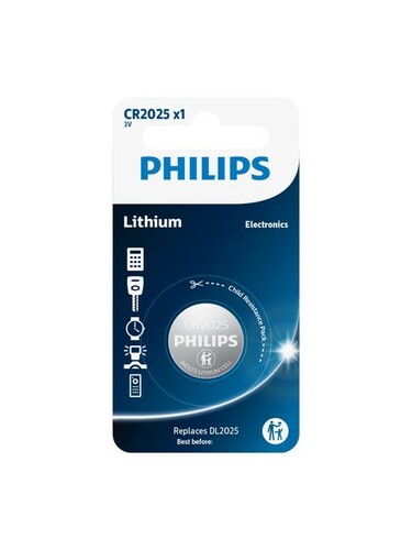 Bateria Philips CR2025 - blister 1szt. 1