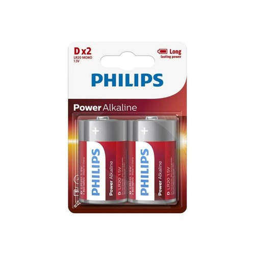 Bateria Philips LR20 /B2/ BLISTER Power Alkaline 1