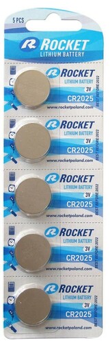 Bateria Rocket CR2025 - Blister 5 szt. 1