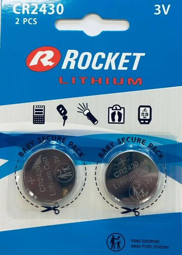 Bateria Rocket CR2430 - Blister 2 szt. 1