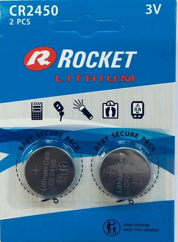 Bateria Rocket CR2450 - Blister 2 szt. 1