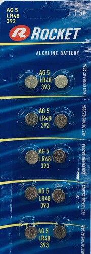 Bateria Rocket G5 LR48/393/ - Blister 10 szt. 1