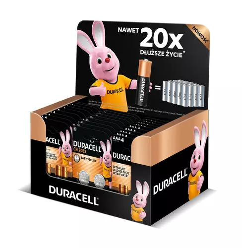 Zestaw Duracell -zestaw 40 CU Mały Nowy /LR6-22+LR3-11+2032-7/ 1