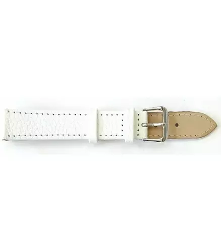 Pasek JORDAN KERR Standard BIAŁY 8MM KLAMERKA SILVER Matowy 1