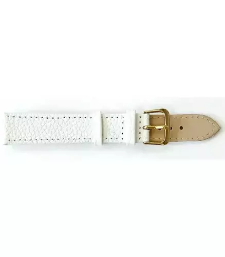 Pasek JORDAN KERR standard BIAŁY 12MM KLAMERKA GOLD/1SZT/ 1