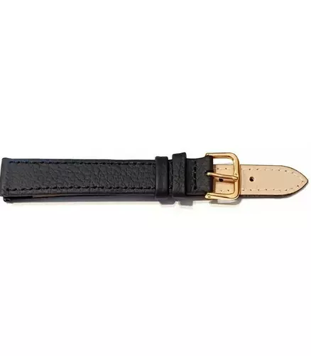 Pasek JORDAN KERR XL CZARNY 16MM KLAMERKA GOLD Matowy 1