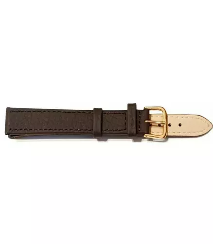 Pasek JORDAN KERR CIEMNO BRĄZOWY 20MM XL KLAMERKA GOLD Matowy 1