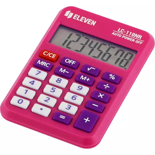Kalkulator ELEVEN LC 110NR-PK Różowy 1