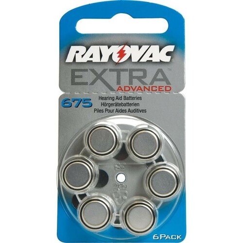 Bateria słuchowa Rayovac 675 - blister pak. po 6 szt. 1