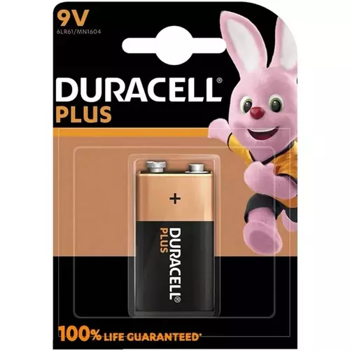 Bateria alkaliczna Duracell 9V 6LR61 PLUS POWER- blister 1 szt. 1