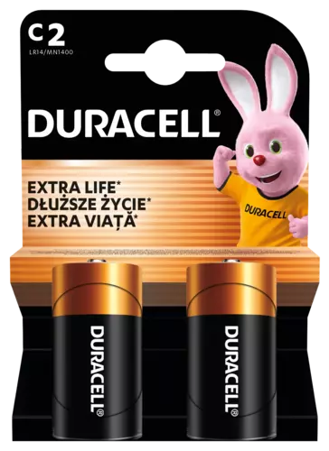 Bateria alkaliczna Duracell LR14 BASE - Blister 2 szt. 1