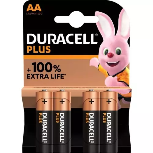 BATERIA ALKALICZNA DURACELL LR6 PLUS POWER - BLISTER 4 SZT 1