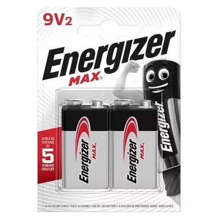 Bateria Energizer MAX 9V 6LR61 - blister 2 szt. 1