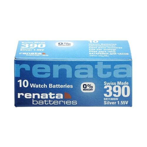Bateria srebrowa Renata SR1130SW / 390 - opakowanie 10 szt. 1
