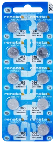 Bateria srebrowa Renata SR 1116SW 366.MP- blister 10szt 1