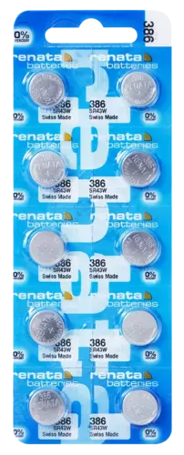 Bateria srebrowa Renata SR 43W 386.MP- blister 10szt 1