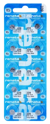 Bateria srebrowa Renata SR 614SW 339.MP- blister 10szt 1