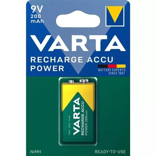 Akumulator Varta 9V 200 mAh Ready2use - blister 1 szt. 1