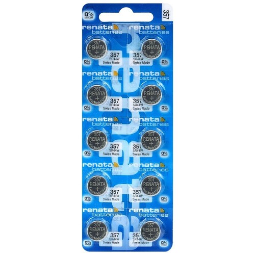 Bateria srebrowa Renata SR44W 357.MP - blister 10 szt. 1