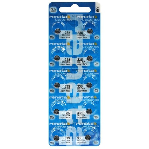 Bateria srebrowa Renata SR512SW / 335 - blister 10 szt. 1