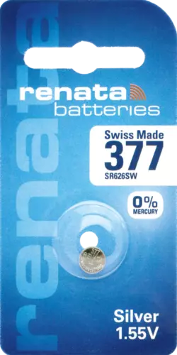 Bateria srebrowa Renata SR 626SW 377.CU-MF - blister 1szt 1
