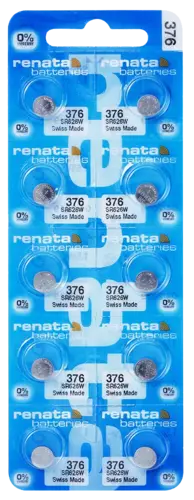 Bateria srebrowa Renata SR 626W 376.MP- blister 10szt 1