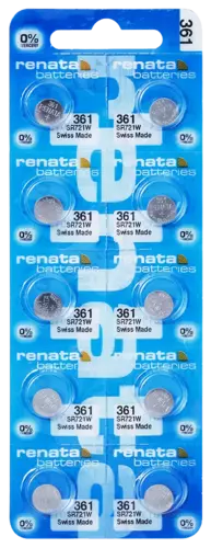 Bateria srebrowa Renata SR 721W 361.MP- blister 10szt 1