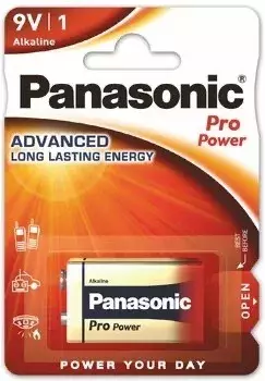 Bateria Panasonic 9V 6LR61 PRO POWER- blister pak. po 1 szt. 1